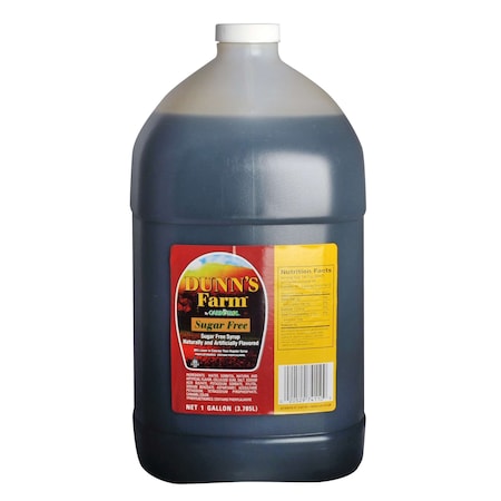 Dunns Farm 1 gal. IFP Dunns Farm Sugar Free Syrup, PK4 74110